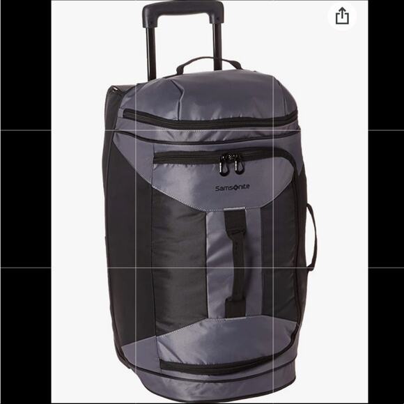 NWT! Samsonite Andante 2 Wheeled Rolling Duffel Bag 22-Inch - Picture 1 of 11